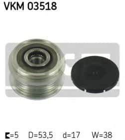 Муфта генератора SKF VKM 03518