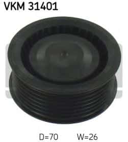 Обводной ролик поликлинового ремня SKF VKM 31401