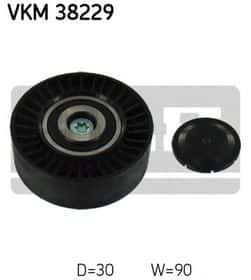 Обводной ролик поликлинового ремня SKF VKM 38229