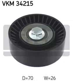 Обвідний ролик поліклинового ременя SKF VKM34215