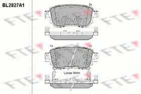 Гальмівні колодки FTE BL2827A1
