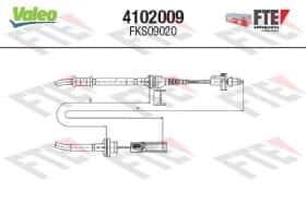Трос сцепления FTE 4102009