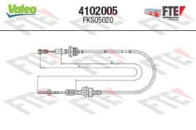 Трос сцепления FTE 4102005