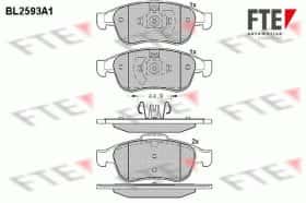 Гальмівні колодки FTE 9010844