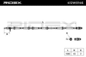 Датчик ABS RIDEX 412w0146