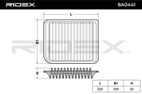 Воздушный фильтр RIDEX 8a0441