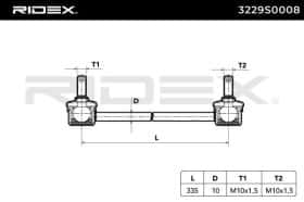 Стійка стабілізатора RIDEX 3229s0008