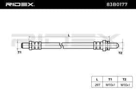 Тормозной шланг RIDEX 83b0177