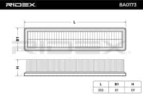 Воздушный фильтр RIDEX 8a0173