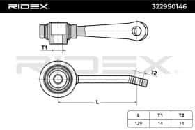 Стійка стабілізатора RIDEX 3229s0146