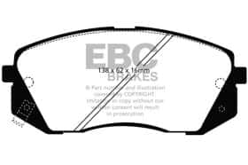 Тормозные колодки Ebc dp21809