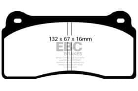 Гальмівні колодки Ebc dp41110r