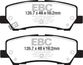 Тормозные колодки Ebc dp43043r