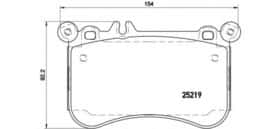 Гальмівні колодки Brembo P 50 097