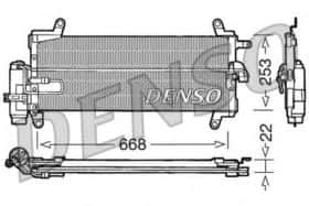 Радіатор кондиціонера Denso DCN09093