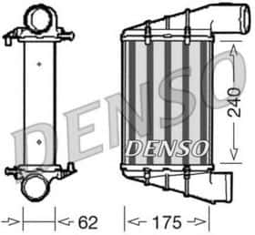 Интеркулер Denso DIT02001