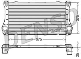 Интеркулер Denso DIT50005