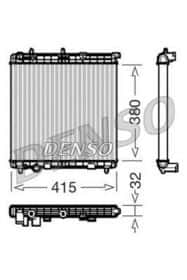 Радіатор охолодження двигуна Denso DRM07011