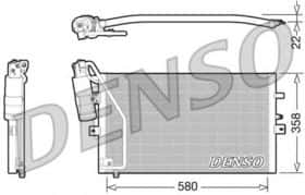 Радіатор кондиціонера Denso DCN25003