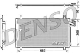 Радіатор кондиціонера Denso DCN46014
