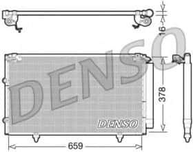 Радиатор кондиционера Denso DCN51003