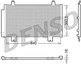 Радиатор кондиционера Denso DCN51005