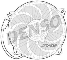 Вентилятор системы охлаждения двигателя Denso DER21017
