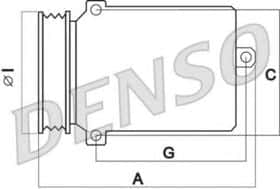 Компрессор кондиционера Denso DCP02027
