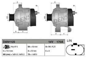 Генератор Denso DAN1125