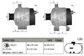 Генератор Denso DAN1201