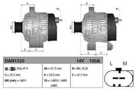 Генератор Denso DAN1320