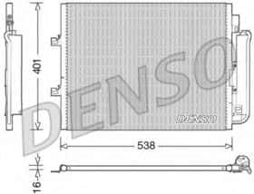 Радиатор кондиционера Denso DCN23026
