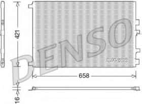 Радиатор кондиционера Denso DCN23033
