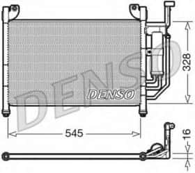 Радіатор кондиціонера Denso DCN44004