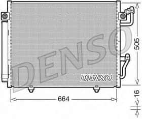 Радиатор кондиционера Denso DCN45005