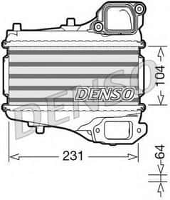 Интеркулер Denso DIT40001