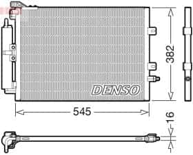 Радиатор кондиционера Denso dcn23040