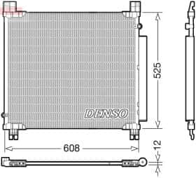 Радиатор кондиционера Denso dcn50050