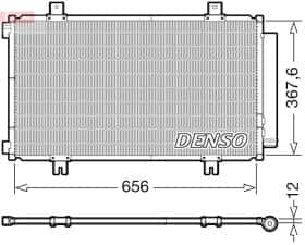 Радіатор кондиціонера Denso dcn47009