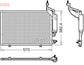 Радіатор кондиціонера Denso dcn10050