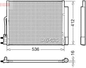 Радиатор кондиционера Denso dcn20043