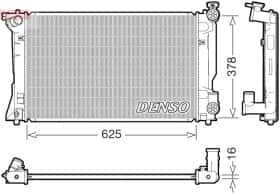 Радіатор охолодження двигуна Denso DRM50118