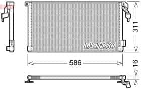Радіатор кондиціонера Denso dcn21012