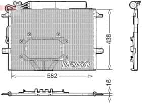 Радіатор кондиціонера Denso dcn17065