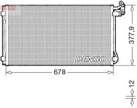 Радиатор кондиционера Denso dcn32068