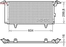 Радіатор кондиціонера Denso dcn36005