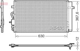 Радіатор кондиціонера Denso dcn20050