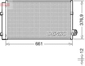 Радиатор кондиционера Denso dcn05106