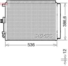 Радіатор кондиціонера Denso dcn43009