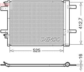 Радіатор кондиціонера Denso dcn21022